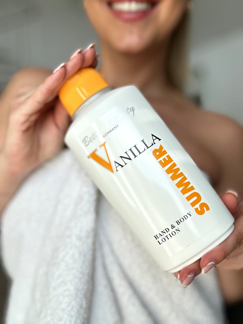 Bettina Barty Summer Vanilla Hand & Body Lotion 500 ml - Image 3